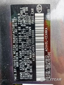 Zdjęcie 13 z 13 samochodu: 2007 TOYOTA CAMRY CE VIN:4T4BE46K67R009008 - miniatura