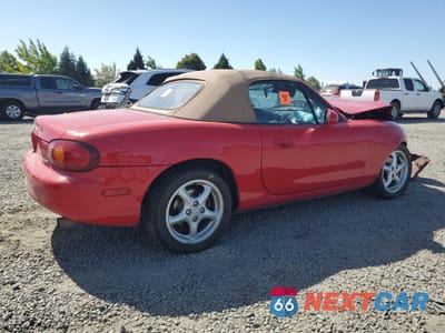 Trzecie zdjęcie samochodu z tyłu: 1999 MAZDA MX-5 MIATA VIN:JM1NB353XX0115249 - miniatura