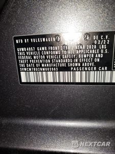 Zdjęcie 12 z 12 samochodu: 2022 VOLKSWAGEN JETTA S VIN:3VWCM7BU2NM003963 - miniatura