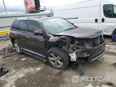 Czwarte zdjęcie samochodu z boku: 2012 TOYOTA HIGHLANDER LIMITED VIN:5TDDK3EH2CS095979 - miniatura