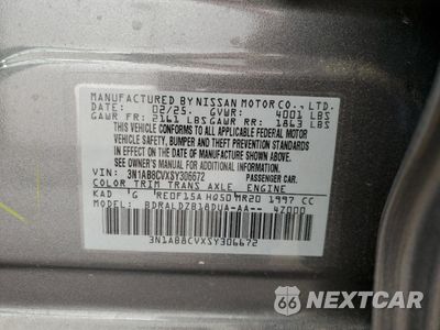 Zdjęcie 12 z 13 samochodu: 2025 NISSAN SENTRA SV VIN:3N1AB8CVXSY306672 - miniatura