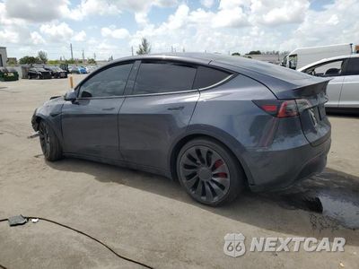 Trzecie zdjęcie samochodu z tyłu: 2022 TESLA MODEL Y VIN:7SAYGDEF7NF366990 - miniatura