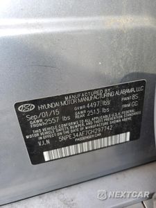 Zdjęcie 12 z 13 samochodu: 2016 HYUNDAI SONATA SPORT VIN:5NPE34AF7GH297742 - miniatura