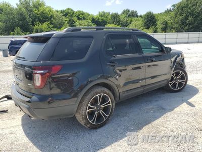Trzecie zdjęcie samochodu z tyłu: 2015 FORD EXPLORER SPORT VIN:1FM5K8GT2FGC02638 - miniatura