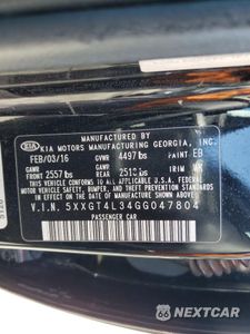 Zdjęcie 12 z 12 samochodu: 2016 KIA OPTIMA LX VIN:5XXGT4L34GG047804 - miniatura