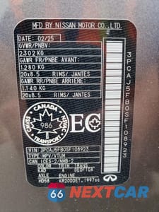 Zdjęcie 14 z 14 samochodu: 2025 INFINITI QX50 SPORT VIN:3PCAJ5FB0SF108923 - miniatura