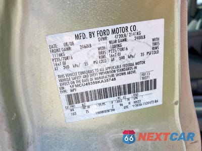 Zdjęcie 13 z 13 samochodu: 2009 FORD ESCAPE HYBRID VIN:1FMCU49359KA35748 - miniatura