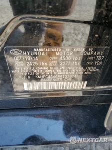 Zdjęcie 12 z 12 samochodu: 2015 HYUNDAI SONATA HYBRID VIN:KMHEC4A46FA131874 - miniatura