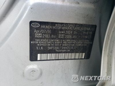 Zdjęcie 12 z 13 samochodu: 2017 HYUNDAI ELANTRA SE VIN:5NPD84LF5HH053437 - miniatura