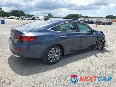 Trzecie zdjęcie samochodu z tyłu: 2020 HONDA INSIGHT TOURING VIN:19XZE4F92LE003323 - miniatura