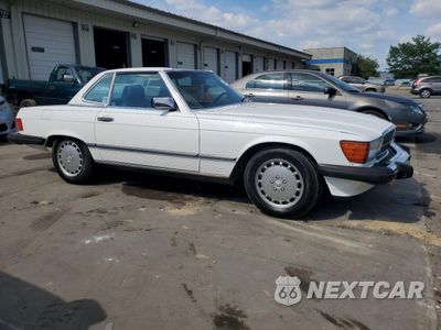 Czwarte zdjęcie samochodu z boku: 1987 MERCEDES-BENZ 560 SL VIN:WDBBA48D2HA056238 - miniatura