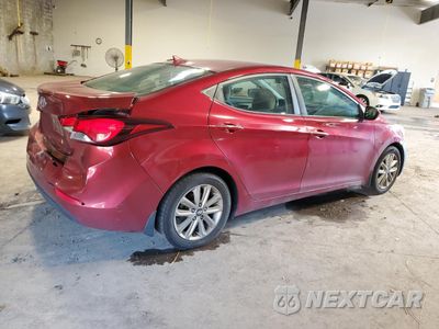 Trzecie zdjęcie samochodu z tyłu: 2014 HYUNDAI ELANTRA SE VIN:5NPDH4AE1EH481639 - miniatura