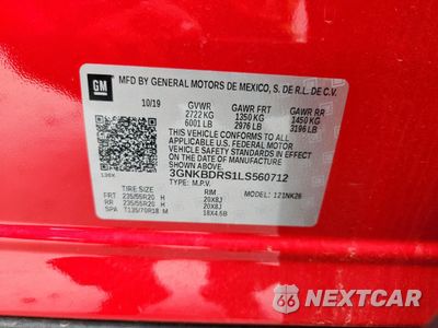 Zdjęcie 13 z 14 samochodu: 2020 CHEVROLET BLAZER 3LT VIN:3GNKBDRS1LS560712 - miniatura