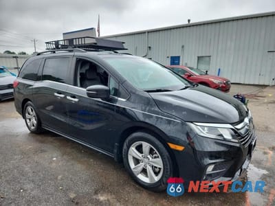 Czwarte zdjęcie samochodu z boku: 2018 HONDA ODYSSEY EXL VIN:5FNRL6H74JB016806 - miniatura