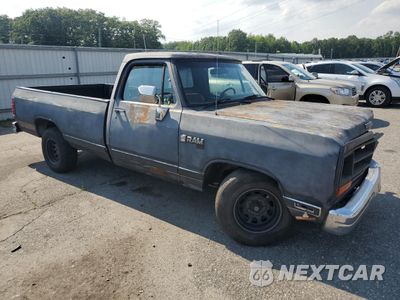 Czwarte zdjęcie samochodu z boku: 1989 DODGE D-SERIES D100 VIN:1B7FE06Y1KS178502 - miniatura