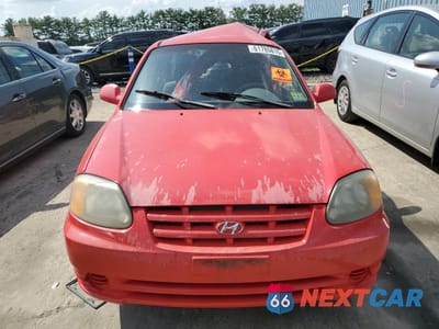 Piąte zdjęcie samochodu w środku: 2003 HYUNDAI ACCENT GL VIN:KMHCG45C23U458165 - miniatura