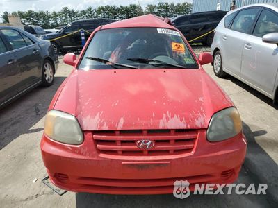 Piąte zdjęcie samochodu w środku: 2003 HYUNDAI ACCENT GL VIN:KMHCG45C23U458165 - miniatura