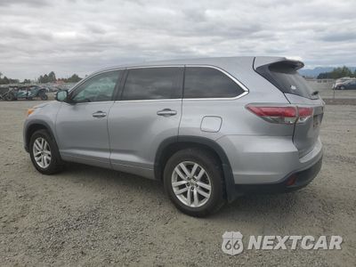 Drugie zdjęcie samochodu z przodu: 2014 TOYOTA HIGHLANDER LE VIN:5TDBKRFH6ES033805 - miniatura
