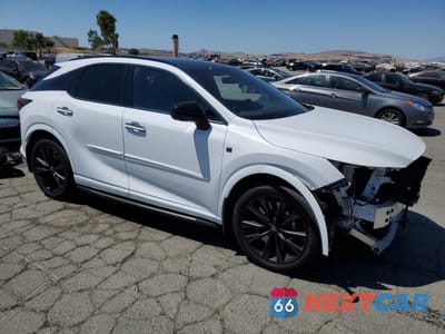 Czwarte zdjęcie samochodu z boku: 2024 LEXUS RX 500H F SPORT VIN:2T2BCMEA2RC018426 - miniatura