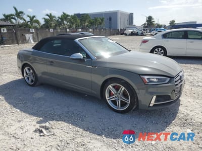 Czwarte zdjęcie samochodu z boku: 2019 AUDI S5 PRESTIGE VIN:WAU24GF52KN001016 - miniatura