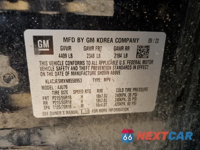 Zdjęcie 14 z 16 samochodu: 2022 BUICK ENCORE PREFERRED VIN:KL4CJESMXNB558953 - miniatura