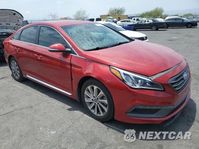 Czwarte zdjęcie samochodu z boku: 2017 HYUNDAI SONATA SPORT VIN:5NPE34AF7HH442263 - miniatura