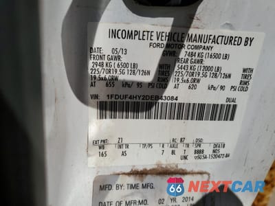 Zdjęcie 12 z 12 samochodu: 2013 FORD F450 SUPER DUTY VIN:1FDUF4HY2DEB43084 - miniatura