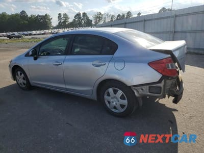 Drugie zdjęcie samochodu z przodu: 2012 HONDA CIVIC LX VIN:2HGFB2F53CH303746 - miniatura