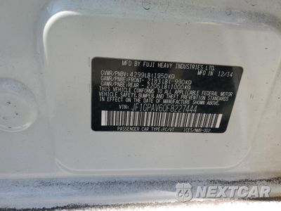 Zdjęcie 12 z 14 samochodu: 2015 SUBARU IMPREZA SPORT LIMITED VIN:JF1GPAV60F8227444 - miniatura