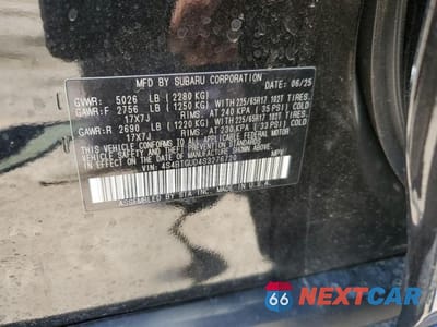 Zdjęcie 14 z 14 samochodu: 2025 SUBARU OUTBACK WILDERNESS VIN:4S4BTGUD4S3276720 - miniatura