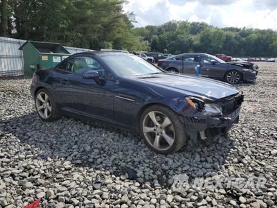 Czwarte zdjęcie samochodu z boku: 2014 MERCEDES-BENZ SLK 350 VIN:WDDPK5HA4EF080464 - miniatura