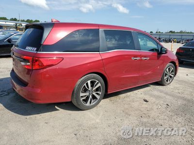 Trzecie zdjęcie samochodu z tyłu: 2022 HONDA ODYSSEY TOURING VIN:5FNRL6H84NB022846 - miniatura