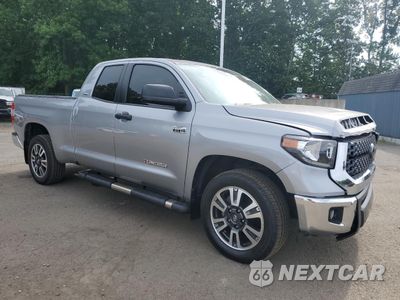Czwarte zdjęcie samochodu z boku: 2021 TOYOTA TUNDRA DOUBLE CAB SR VIN:5TFRY5F10MX290041 - miniatura