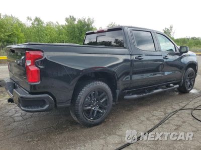Trzecie zdjęcie samochodu z tyłu: 2025 CHEVROLET SILVERADO K1500 RST VIN:1GCUKEED0SZ172726 - miniatura