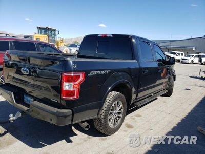 Trzecie zdjęcie samochodu z tyłu: 2018 FORD F150 SUPERCREW VIN:1FTEW1CG9JKC71471 - miniatura