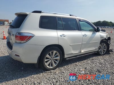 Trzecie zdjęcie samochodu z tyłu: 2011 TOYOTA HIGHLANDER HYBRID LIMITED VIN:JTEDC3EH5B2001222 - miniatura