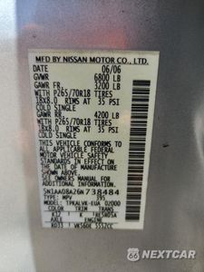 Zdjęcie 13 z 13 samochodu: 2006 NISSAN ARMADA SE VIN:5N1AA08A26N738484 - miniatura