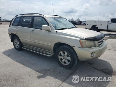 Czwarte zdjęcie samochodu z boku: 2003 TOYOTA HIGHLANDER LIMITED VIN:JTEGF21A030081341 - miniatura