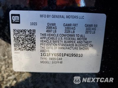 Zdjęcie 12 z 14 samochodu: 2023 CHEVROLET BOLT EUV LT VIN:1G1FY6S01P4195010 - miniatura