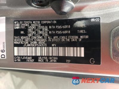 Zdjęcie 13 z 13 samochodu: 2023 LEXUS GX 460 BASE VIN:JTJAM7BX3P5343570 - miniatura