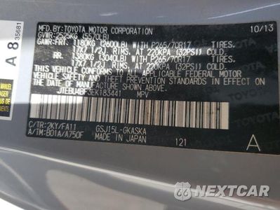 Zdjęcie 13 z 13 samochodu: 2014 TOYOTA FJ CRUISER VIN:JTEBU4BF3EK183441 - miniatura