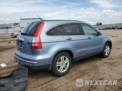 Trzecie zdjęcie samochodu z tyłu: 2010 HONDA CR-V EXL VIN:JHLRE4H76AC013064 - miniatura