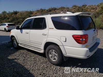 Drugie zdjęcie samochodu z przodu: 2002 TOYOTA SEQUOIA LIMITED VIN:5TDBT48A02S111023 - miniatura