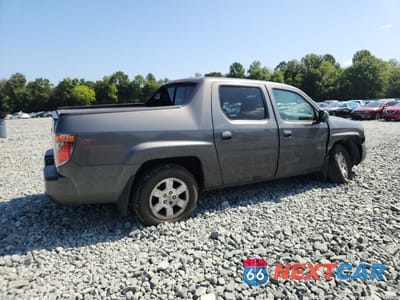 Trzecie zdjęcie samochodu z tyłu: 2008 HONDA RIDGELINE RTL VIN:2HJYK16548H525720 - miniatura