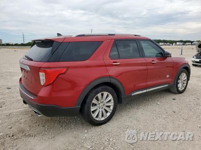 Trzecie zdjęcie samochodu z tyłu: 2021 FORD EXPLORER KING RANCH VIN:1FM5K7LC8MGB88404 - miniatura