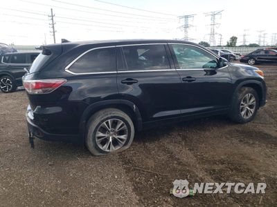 Trzecie zdjęcie samochodu z tyłu: 2015 TOYOTA HIGHLANDER LE VIN:5TDBKRFH2FS200016 - miniatura