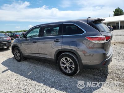 Drugie zdjęcie samochodu z przodu: 2015 TOYOTA HIGHLANDER LE VIN:5TDBKRFH7FS085140 - miniatura