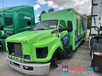 Drugie zdjęcie samochodu z przodu: 2019 FORD F750 SUPER DUTY DELIVERY TRUCK VIN:1FDPF7AY1KDF12741 - miniatura