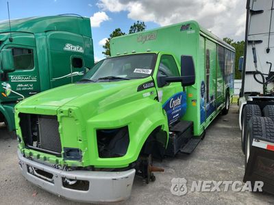 Drugie zdjęcie samochodu z przodu: 2019 FORD F750 SUPER DUTY DELIVERY TRUCK VIN:1FDPF7AY1KDF12741 - miniatura