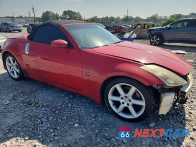 Czwarte zdjęcie samochodu z boku: 2006 NISSAN 350Z ROADSTER VIN:JN1AZ36D46M400525 - miniatura